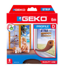 Guarnizione adesiva per isolamento STRIP - fessura 2-5,5 mm - 9 x 6 mm x 6 m - gomma - marrone - Geko Guarnizione adesiva per isolamento STRIP - fessura 2-5,5 mm - 9 x 6 mm x 6 m - gomma - marrone - Geko