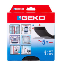 Guarnizione adesiva per serramenti MUSS - 15 x 10 mm x 5 m - neoprene - nero - Geko