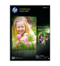 Hp - Confezione da 100 Fogli Carta originale fotografica lucida Hp Everyday - A4 - 210 x 297 mm - Q2510A Hp - Confezione da 100 Fogli Carta originale fotografica lucida Hp Everyday - A4 - 210 x 297 mm - Q2510A