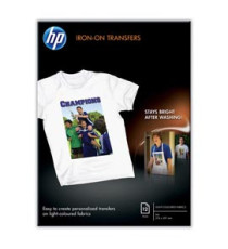 Hp - Confezione da 12 Fogli originale trasferibili a caldo A4/210 x 297 mm Hp - C6050A Hp - Confezione da 12 Fogli originale trasferibili a caldo A4/210 x 297 mm Hp - C6050A