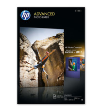 Hp - Confezione da 20 Fogli Carta orignale fotografica lucida - A3 - 297 x 420 mm - Q8697A Hp - Confezione da 20 Fogli Carta orignale fotografica lucida - A3 - 297 x 420 mm - Q8697A