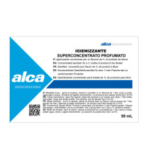 Igienizzante Linea Monodose - super concentrato/profumato - Alca - bustina da 50 ml Igienizzante Linea Monodose - super concentrato/profumato - Alca - bustina da 50 ml