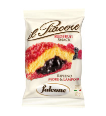 Il Piacere Red Fruit Snack - more e lampone - 60 gr - Falcone Il Piacere Red Fruit Snack - more e lampone - 60 gr - Falcone