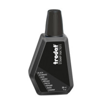 Inchiostro 7011 per timbro in gomma - nero - 28 ml - Trodat Inchiostro 7011 per timbro in gomma - nero - 28 ml - Trodat