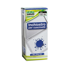 Inchiostro per cuscinetti - 30 ml - senza olio - blu - Lebez