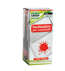 Inchiostro per cuscinetti - 30 ml - senza olio - rosso - Lebez Inchiostro per cuscinetti - 30 ml - senza olio - rosso - Lebez