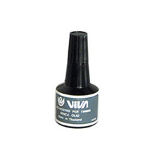 Inchiostro per cuscinetti - a base alcool - 30 gr - nero - Viva