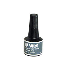 Inchiostro per cuscinetti - a base alcool - 30 gr - nero - Viva