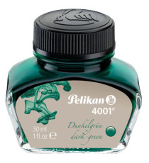 Inchiostro stilografico 4001 - 30 ml - verde scuro - Pelikan