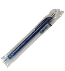 Penna roller EnerGel Metal Slim - punta 0,7 mm - fusto blu - Pentel