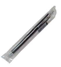 Penna roller EnerGel Metal Slim - punta 0,7 mm - fusto nero - Pentel