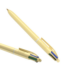 Penna sfera a scatto 4 Colori Pastel - 1.0 mm - Bic - conf. 12 pezzi