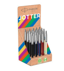 Penna sfera Jotter Original Plastic - tratto M - colori fusto assortiti - Parker - expo 20 pezzi Penna sfera Jotter Original Plastic - tratto M - colori fusto assortiti - Parker - expo 20 pezzi