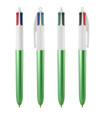 Penna sfera scatto multifunzione 4 Colors Glacè - punta 1,0 mm - colori assortiti - Bic - expo 40 pezzi Penna sfera scatto multifunzione 4 Colors Glacè - punta 1,0 mm - colori assortiti - Bic - expo 40 pezzi