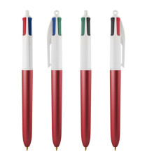 Penna sfera scatto multifunzione 4 Colors Glacè - punta 1,0 mm - colori assortiti - Bic - expo 40 pezzi Penna sfera scatto multifunzione 4 Colors Glacè - punta 1,0 mm - colori assortiti - Bic - expo 40 pezzi