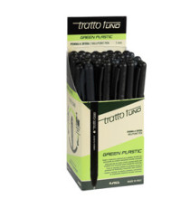 Penna sfera Tratto Uno Green - punta media 1 mm - nero - Tratto - conf. 50 pezzi