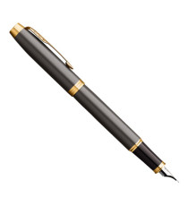 Penna stilografica IM Grey GT - punta M - grigio - Parker Penna stilografica IM Grey GT - punta M - grigio - Parker
