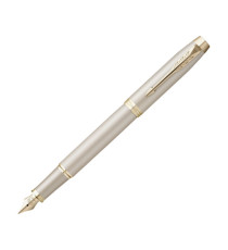Penna stilografica IM Monochrome - punta M - champagne - Parker Penna stilografica IM Monochrome - punta M - champagne - Parker