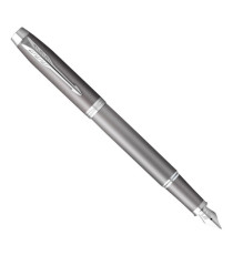 Penna stilografica IM Monochrome Rituals Grey - punta M - grigio - Parker Penna stilografica IM Monochrome Rituals Grey - punta M - grigio - Parker