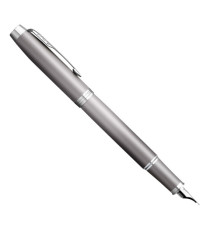 Penna stilografica IM Monochrome Rituals Grey - punta M - grigio - Parker Penna stilografica IM Monochrome Rituals Grey - punta M - grigio - Parker