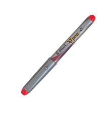 Penna stilografica Vpen Silver - rosso - Pilot Penna stilografica Vpen Silver - rosso - Pilot