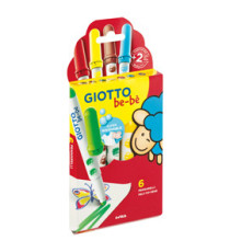 Pennarelli Bebè - colori assortiti - Giotto - conf. 6 pezzi Pennarelli Bebè - colori assortiti - Giotto - conf. 6 pezzi