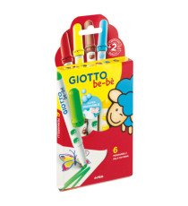 Pennarelli Bebè - colori assortiti - Giotto - conf. 6 pezzi Pennarelli Bebè - colori assortiti - Giotto - conf. 6 pezzi