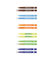 Pennarelli Decor Textile - per tessuto - Giotto - astuccio 12 pennarelli Pennarelli Decor Textile - per tessuto - Giotto - astuccio 12 pennarelli