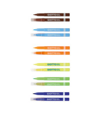 Pennarelli Decor Textile - per tessuto - Giotto - astuccio 12 pennarelli Pennarelli Decor Textile - per tessuto - Giotto - astuccio 12 pennarelli