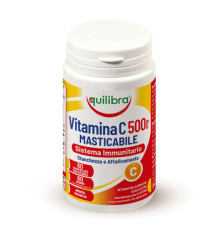 Integratore masticabile Vitamina C 500MG - sistema immunitario - 60 compresse (1,4 gr cad.) - Equilibra Integratore masticabile Vitamina C 500MG - sistema immunitario - 60 compresse (1,4 gr cad.) - Equilibra
