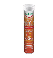 Integratore Più Propoli con vitamina C - gusto arancia - 20 compresse (88 gr cad.) - Equilibra Integratore Più Propoli con vitamina C - gusto arancia - 20 compresse (88 gr cad.) - Equilibra