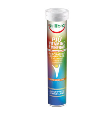 Integratore Più Vitamine & Minerali - gusto lemon lime - 20 compresse (86 gr cad.) - Equilibra Integratore Più Vitamine & Minerali - gusto lemon lime - 20 compresse (86 gr cad.) - Equilibra