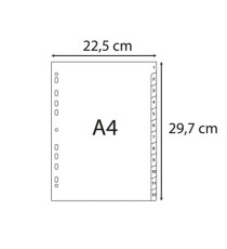 Intercalare numerico - PPL riciclato - A4 - 12 tasti - grigio - Exacompta Intercalare numerico - PPL riciclato - A4 - 12 tasti - grigio - Exacompta