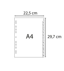 Intercalare numerico - PPL riciclato - A4 - 12 tasti - grigio - Exacompta Intercalare numerico - PPL riciclato - A4 - 12 tasti - grigio - Exacompta