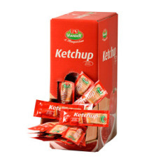 Ketchup in bustina monodose - 15 gr - Viander - conf. 250 pezzi Ketchup in bustina monodose - 15 gr - Viander - conf. 250 pezzi