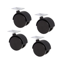 Kit 4 ruote - per libreria Rainbow