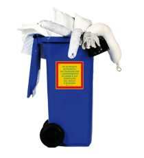 Kit assorbenza - per usi universali - in contenitore carrellato - 120 L - Carvel Kit assorbenza - per usi universali - in contenitore carrellato - 120 L - Carvel