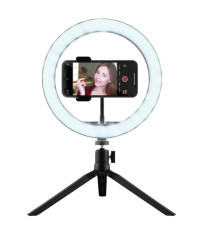 Kit di anelli luminosi Maku - per vlog - nero - Trust