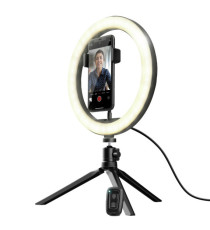 Kit di anelli luminosi Maku - per vlog - nero - Trust