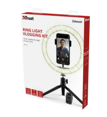 Kit di anelli luminosi Maku - per vlog - nero - Trust