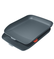 Kit doppia vaschetta portacorrispondenza Cosy - grigio - Leitz Kit doppia vaschetta portacorrispondenza Cosy - grigio - Leitz