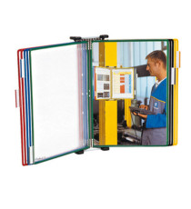 Kit leggio - da muro - 10 buste - A3 - metallo - multicolor - Djois