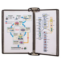 Kit leggio magnetico + 5 buste - A4 - nero - Djois Kit leggio magnetico + 5 buste - A4 - nero - Djois