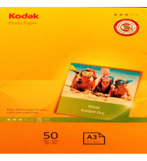 Kodak - Carta Fotografica Photo Gloss - A3- 180 gr - 50 fogli - 5740-550 Kodak - Carta Fotografica Photo Gloss - A3- 180 gr - 50 fogli - 5740-550