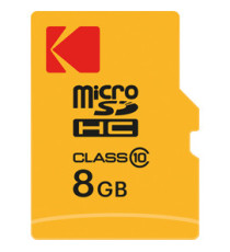 Kodak - Micro SDHC Class 10 Extra - EKMSDM8GHC10CK - 8 GB Kodak - Micro SDHC Class 10 Extra - EKMSDM8GHC10CK - 8 GB
