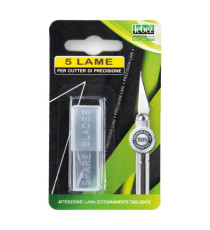 Lame di ricambio - per cutter Hobby Knife - Lebez - conf. 5 pezzi Lame di ricambio - per cutter Hobby Knife - Lebez - conf. 5 pezzi