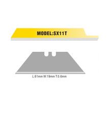 Lame di ricambio per cutter (SX 792/SX 12 6) - trapezoidali - Artiglio - conf. 10 pezzi