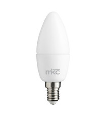 Lampada - Led - candela - 5,5W - E14 - 3000K - luce bianca calda - MKC Lampada - Led - candela - 5,5W - E14 - 3000K - luce bianca calda - MKC