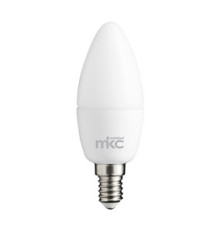 Lampada - Led - candela - 5,5W - E14 - 6000K - luce bianca fredda - MKC Lampada - Led - candela - 5,5W - E14 - 6000K - luce bianca fredda - MKC