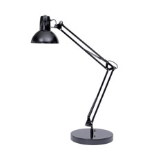 Lampada da tavolo Architect - a fluorescenza - 42 x 39 cm - base diametro 20 cm - 11W - nero - Alba Lampada da tavolo Architect - a fluorescenza - 42 x 39 cm - base diametro 20 cm - 11W - nero - Alba